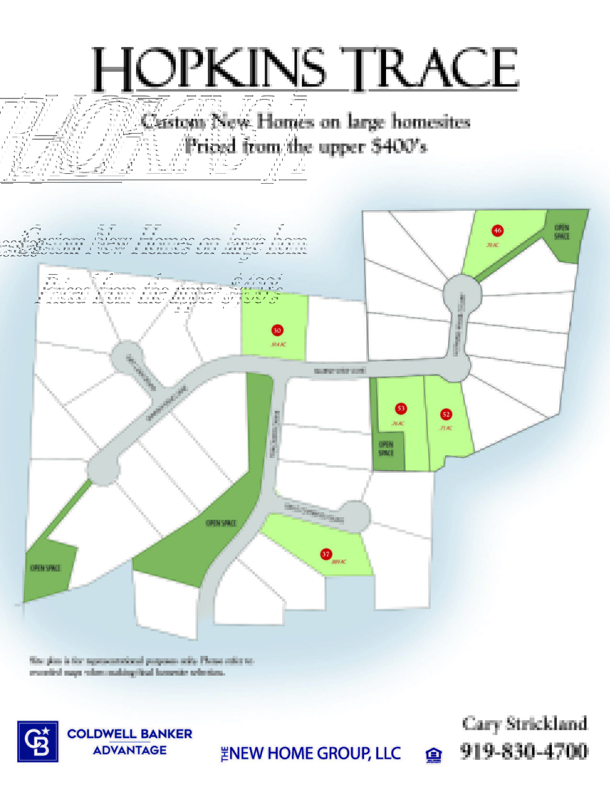 Hopkins Trace in Zebulon From the 450's s Advantage New Homes